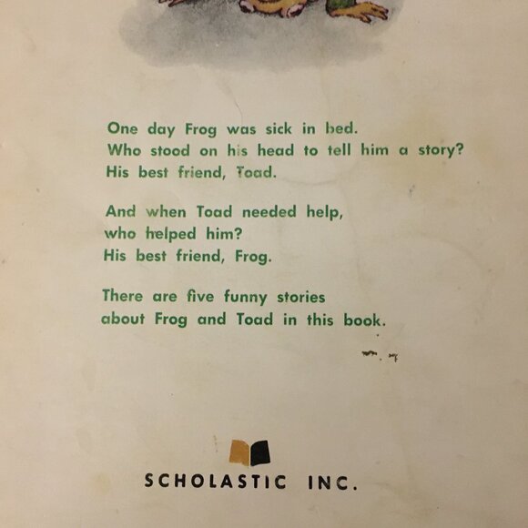 1970 'Frog and Toad Are Friends' Paperback By Arnold Lobel - Picture 8 of 8